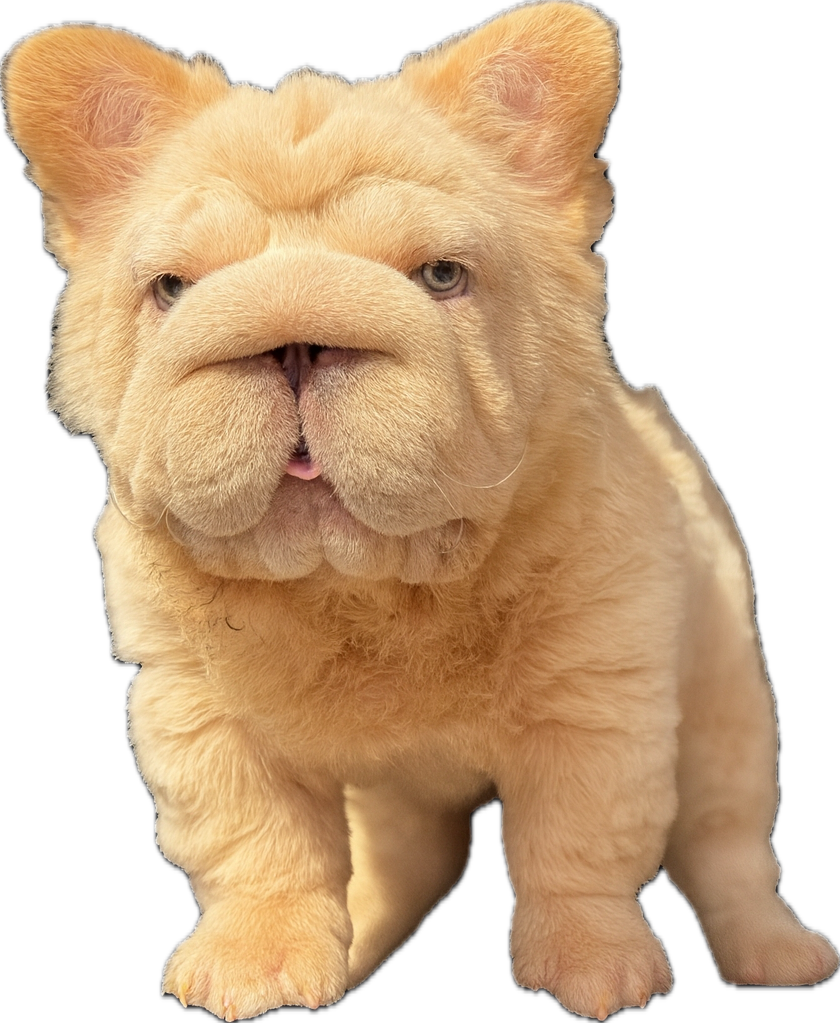 Perro Bulldog Frances Big rope fluffy exotico cachorro frenchiemedellin.com
