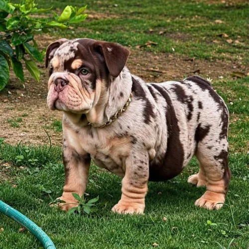 Bulldog ingles Merle Chocolate